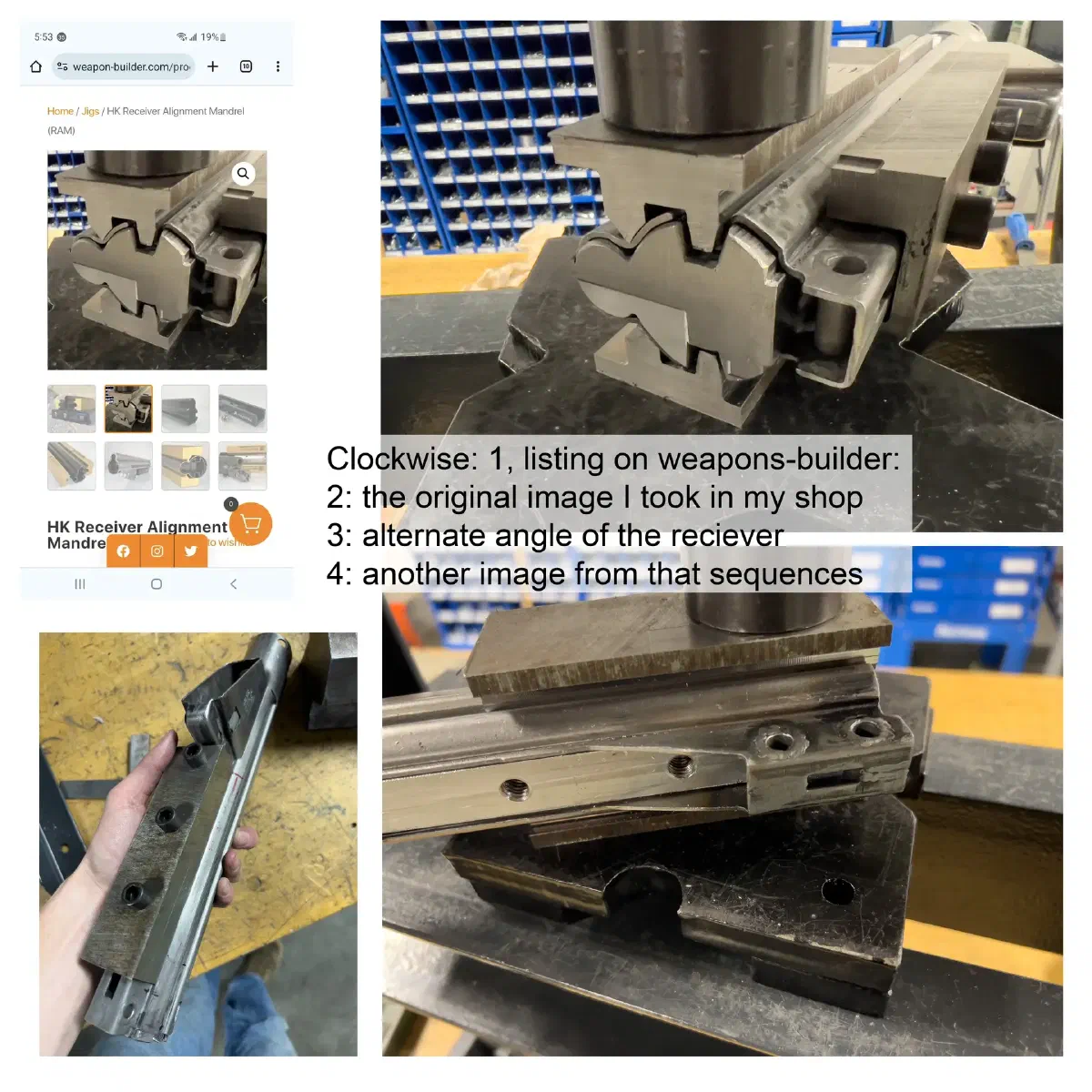 Weapons Builder using my imagery