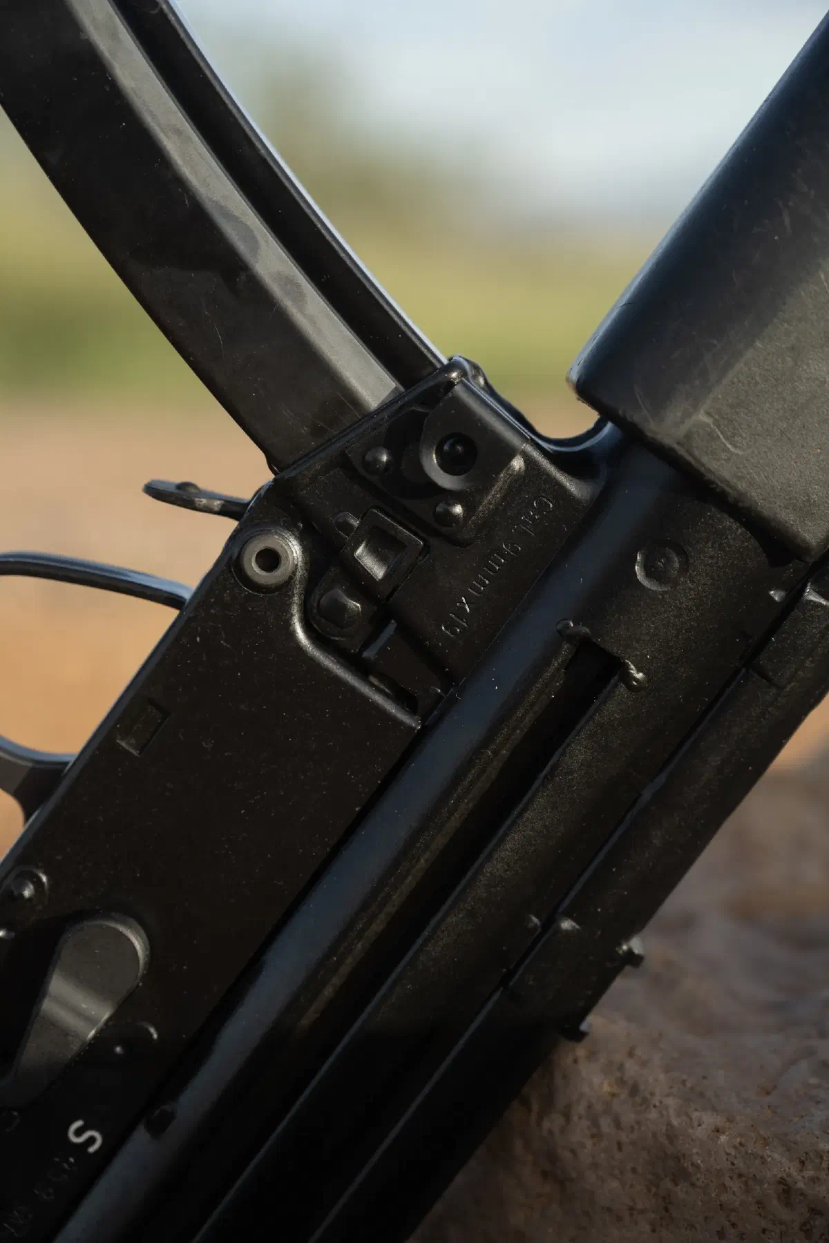 Magwell and Cal. 9mm x19 marking detail