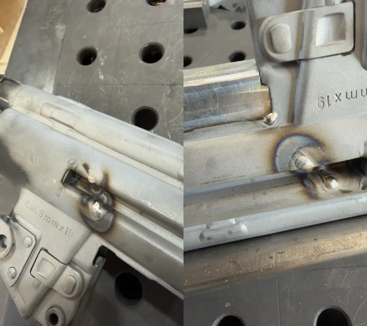 Repair bead built up