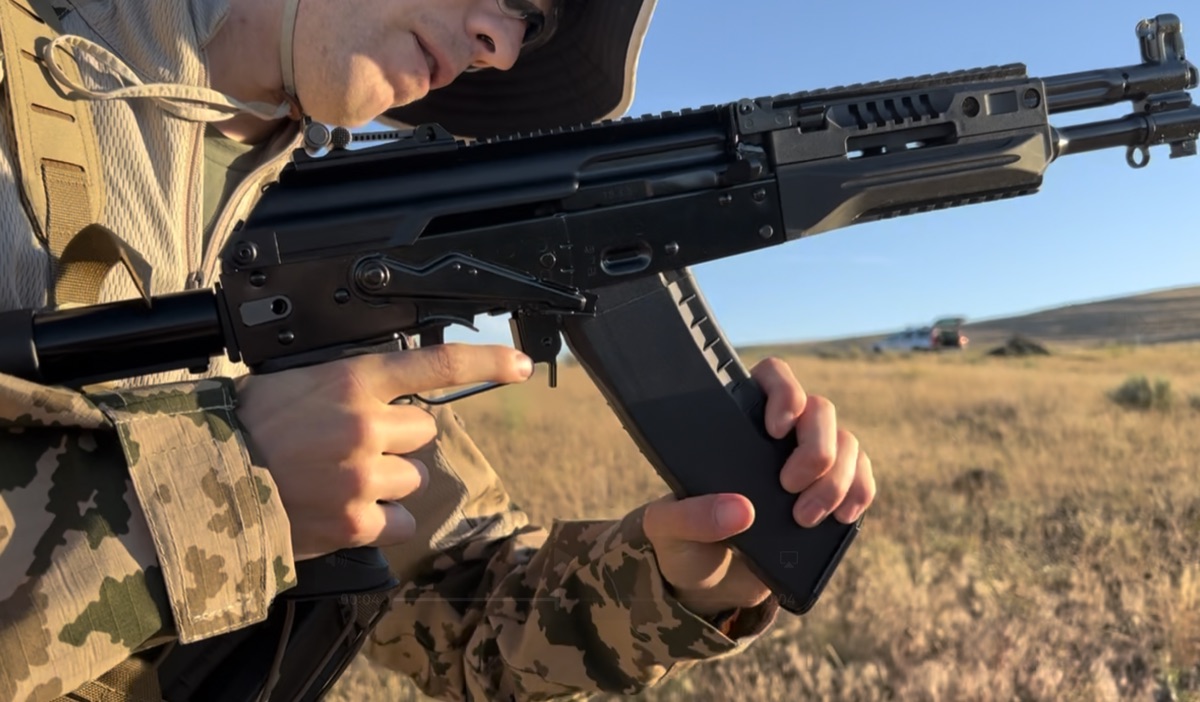 AK-12 built from a parts kit, finished in semi-gloss Moly Resin
